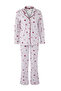 Teen Lila-Çok Renkli %100 Pamuklu Kalpli Eğlence Desenli Biyeli Örme Pijama Takımı THMAW26PT00039 - 5