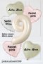Satin Pink White Retro Cream Colors Birthday Balloon Set with Heart and Age Numbers - 2