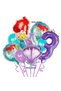 Little Mermaid Ariel 3 Years Old Balloon Set Little Mermaid Balloon Set Ariel Birthday Balloon Set