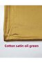 Pamk Satin in Oil Green Color (Width 140 cm X Length 200 cm) - 3