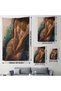 Nude Girl Oil Painting Beauty Art Bathroom Wall Cloth - Rug-5252 - 3