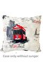 Throw Pillow Case VIP Pillow Case 4 Pieces - 43x43 Cm (Istanbul) - 2
