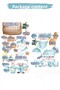 Cute New Year Gnomes And Winter Figures New Year Figures in Blue Tones - 4