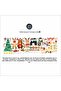 Cute Animals New Year Themed Christmas Glass Wall Door Sticker Set - 4