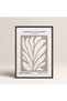 Black Wooden Framed Painting Framed Poster Artistic Modern Wall Decor (Flower292-Black-30X40)