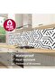 رقائق لاصقة منقوشة هندسية بين كونترتوب المطبخ مقاس 65x200 سم