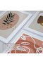 طقم إطار مصفح أبيض مكون من 3 قطع طاولة Hpn024 - 2
