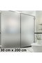 30 cm X 2 Meters Silver Frosted Glass Sandblasting, Frosted Coating Foil for Office, Shower Cabin and Balcony Glass