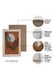 Natural Wooden Framed 3-Piece Painting Set Hpn128 - 3