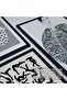 طقم طاولة مكون من 5 قطع بإطار مصفح باللون الأسود Five-040 - 2