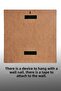 3 قطع إطار 30x30 - إطار أبيض - إطار مربع MDF - مجموعة إطارات صور متعددة - 8