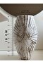 Handmade Oyster Concrete Vase with Nordic Style Marble Effect - 3