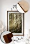 One Piece Brown Real Wood Framed Painting Set - Model 7 - 3