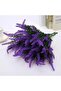 5 Branches Plastic Lavender Bunch 35 cm Green-Purple - 4