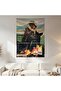 Old Advertising Wall Cloth Wall Tapestry First Quality Satin Fabric Poster