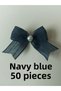 Napoli Linen Ribbon Pearl Detailed Instant Bow (50 Pieces)