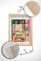 3 Piece Real Wood Colored Framed Painting Set - Model 23 - 2