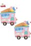 1Pc Ice Cream Truck Shaped Foil Balloons Birthday Balloon Hawaiian Themed Party - 4
