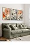 Watercolor Look Print 3 Piece Wooden Framed Painting Act
