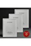 3 Pieces White Wood Framed Poster Frame, Front Protected Blank Frame Triple-Poster-Frame-White