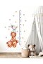 Cute Bears, Rabbit And Stars Height Gauge Pastel Color Wall Sticker - 2