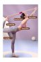 Pink Pilates Resistance Rubber Rope Body Shaper Butterfly Resistance Rubber Power Rubber Exercise - 3