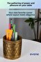 Pen Holder Desk Pen Holder Organizer Pen Holder Gold Antique Color Model 81 - 2