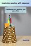 Pen Holder Desk Pen Holder Organizer Pen Holder Gold Color Model 84 - 5