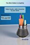 Pen Holder Desk Pen Holder Organizer Pen Holder Silver Antique Color Model 83 - 3