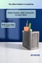 Pen Holder Desk Pen Holder Organizer Pen Holder Silver Antique Color Model 92 - 3