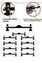 10 Pieces of Latch Hangers - Multi-Purpose Plastic Hangers (Suitable for T-Shirts, Pants, Skirts) - 2