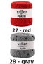 Platinum Sequin Knitting Yarn, Shiny Lurex Crochet and Skewer Compatible Wool, Light Gray - 6