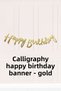 2 Year Old Girl Birthday Concept Retro Cream Number Happy Birthday Banner Balloon Chain Set - 3