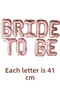 Bride to Be Foil Rose Gold Foil Balloon Bride Bachelorette Party Supplies Party Bride Set - 2