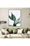 Amazing | Green Leaf Elegant Model G1 | Framed Tempered Glass Table Single Vertical