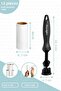 Alamos 12 Pieces Lint Collector with Refill Roller Total 360 Sheets of Adhesive Paper - 4