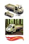 1:32 Scale 13cm Diecast Metal Alloy Truck Pull Drop Three Doors Open
