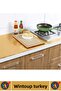 Easy to Clean Oil Dirt Protective Kitchen Countertop Drawer Cabinet Gold Adhesive Foil 40 cm X 1 Meter - 3
