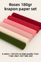 Italian Crapon Paper Seti̇ Roses 180 Gr Flower Making Set 6 Pack Flower Paper