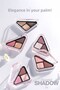 لوحة ظلال عيون صغيرة تحتوي على 3 ألوان، لمسة نهائية غير لامعة ولامعة، Essential Shadow Tap 04 Nude Fly - 6
