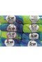 8X50Gr. Lorena Print Acrylic, Cotton Purple, Turquoise, Green Tones Summer Yarns, Cotton, Batik Desenl - 4