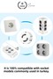 6Pcs Hard Plastic Durable Baby Child Socket Protection Safety Protector Apparatus Safety Cover White - 3