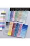 شريط رفيع 320 ورقة ملونة شفافة Post-it Post-it Post It. ملصق ملصق لعلامة الكتب - 6