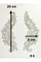Glitter Iron-On Embroidery Applique / Large Size / Glitter Applique Set of 2 # 4 - 2