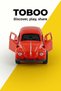 1:32 Volkswagen Beetle, Red Metal Car Model – City Icon, High Detail Vosvos 10cm - 3