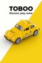 1:32 Volkswagen Beetle, Yellow Taxi Metal Model – City Icon, High Detail Vosvos 10cm - 8