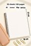 School Notebook Set with Spiral Dotted, A5 Size 50 Sheets 100 Sheets Set of 4, Boholu Set - 3
