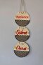 Be Patient, Be Thankful, Pray 2D Mdf Laser Cut Maple-Rebap Door and Wall Ornament - 8