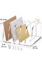 Tuva - 5 Compartment Inverted Round Triangle Form Elite Organizer Table Top Cabinet Organizer - 5