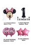 1 Year Old Minnie Mouse Birthday Party Number Balloon 1 2 3 4 5 6 7 8 9 Years Old Balloons Baby Birthday - 2